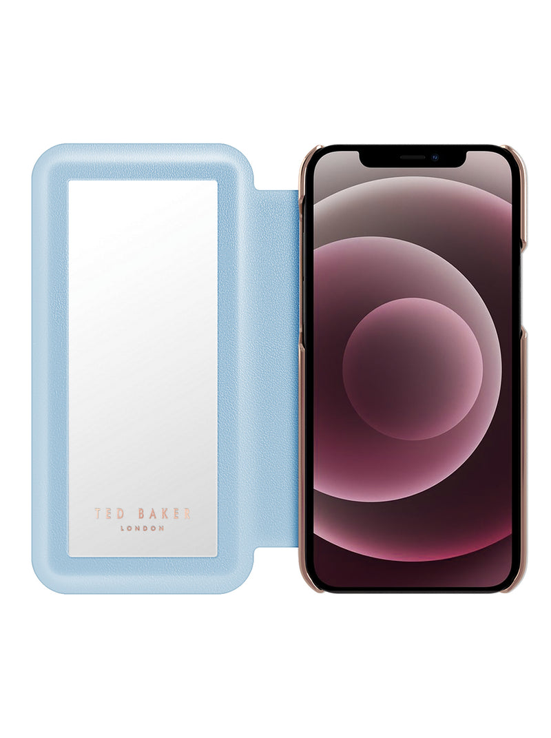 Ted Baker Mirror Folio Case for iPhone 12 - HARMONY MINERAL