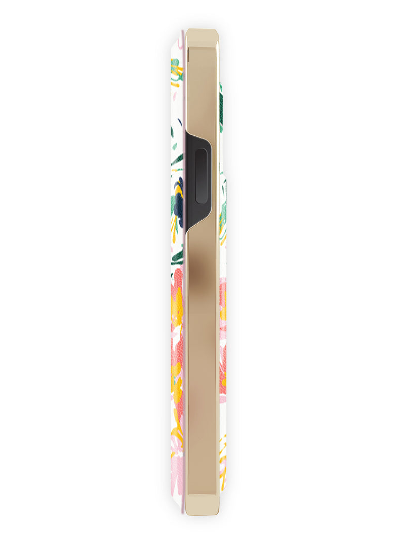 Ted Baker TILA Folio Case for iPhone 12 Pro - Sketchy Magnolia Cream Pale Gold