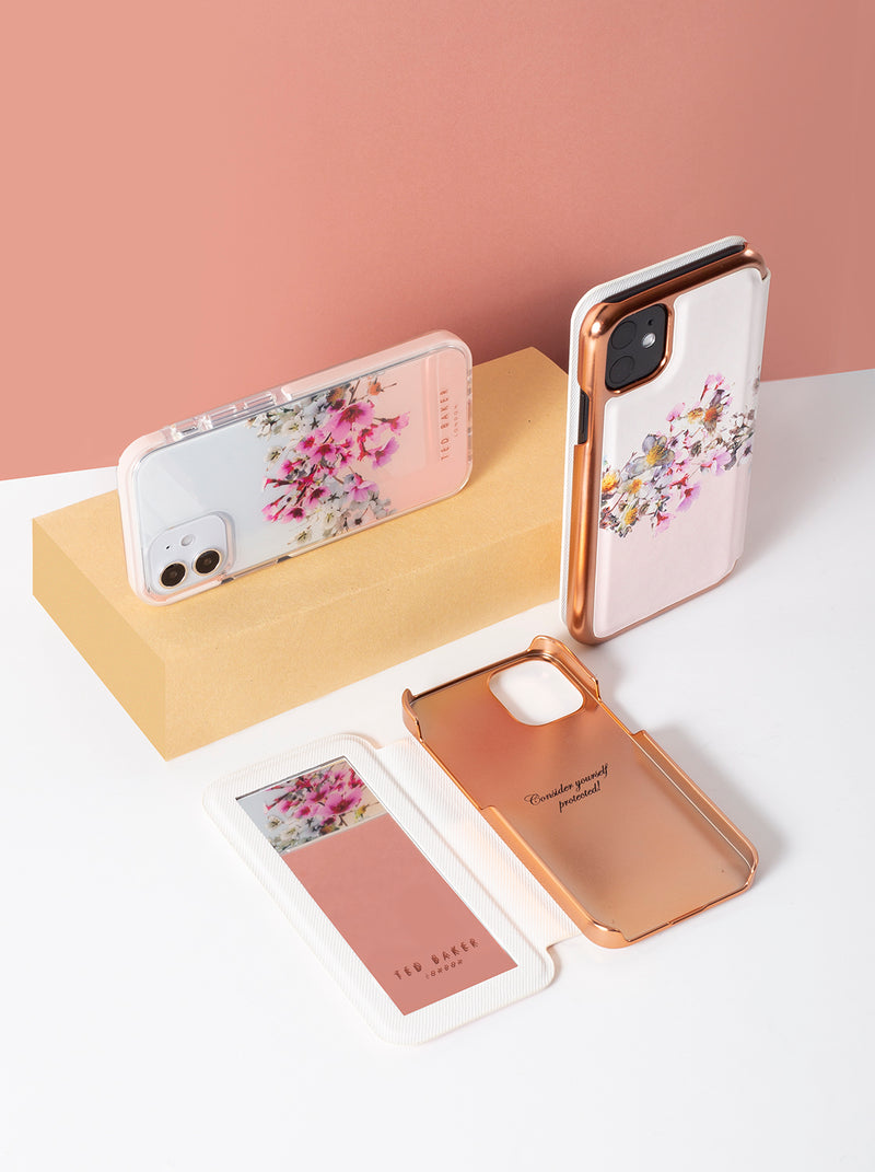 Ted Baker Mirror Case for iPhone 14 Plus - Jasmine