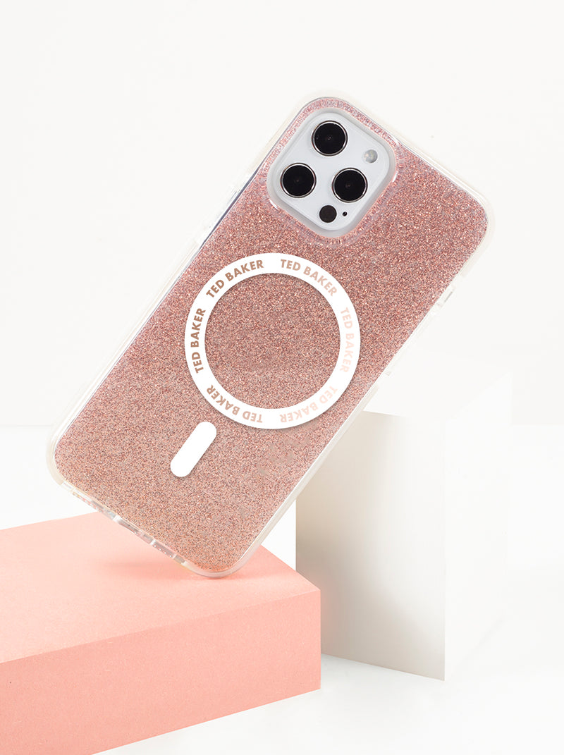 Ted Baker Anti-shock MagSafe Case for iPhone 13 Pro Max - Glitter