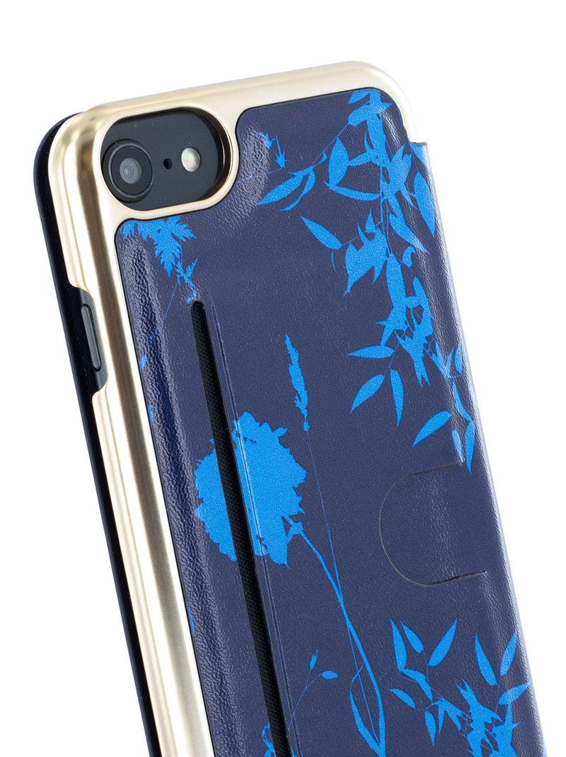 Detail image of the Ted Baker Apple iPhone 8 / 7 / 6S phone case in Blue