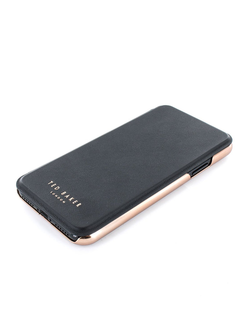 Face up image of the Ted Baker Apple iPhone XS / X phone case in Black