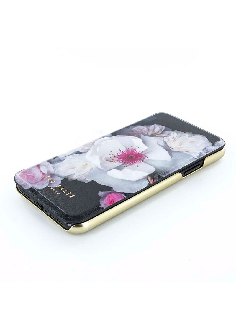 Face up image of the Ted Baker Apple iPhone XS / X phone case in Black