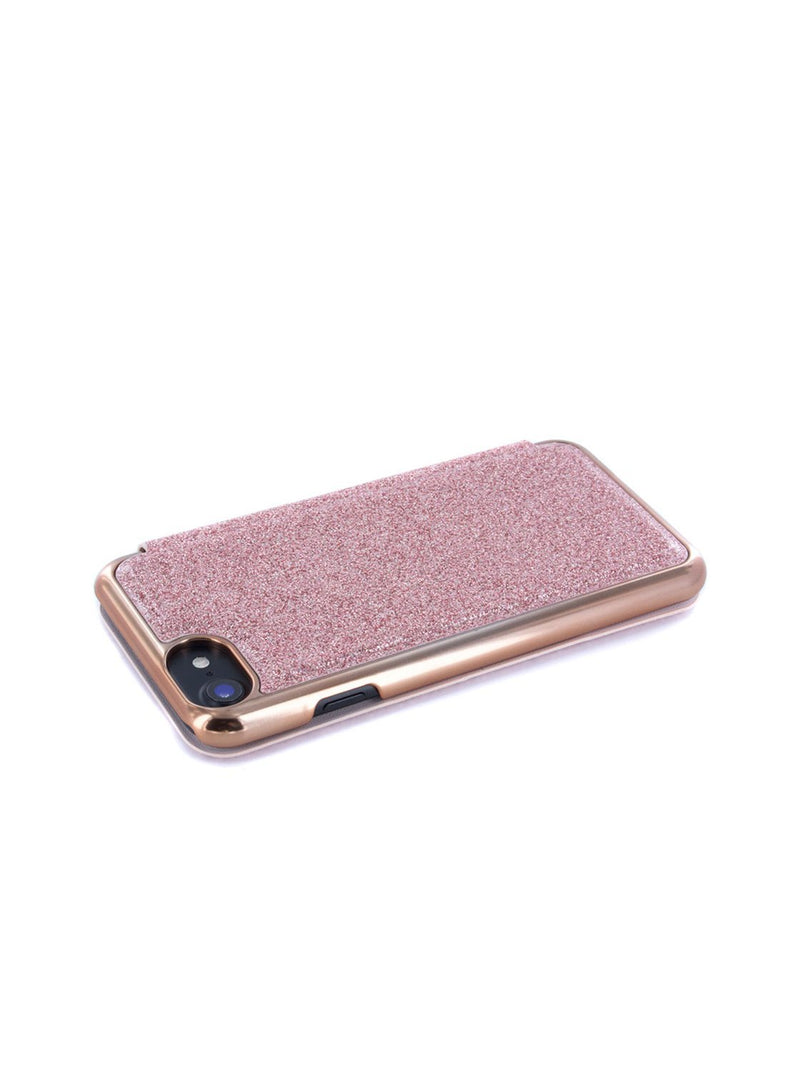 Face down image of the Ted Baker Apple iPhone 8 / 7 / 6S phone case in Rose Gold