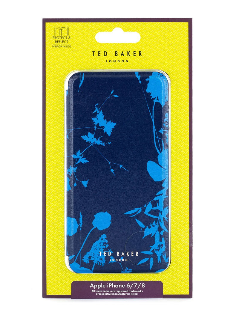 Packaging image of the Ted Baker Apple iPhone 8 / 7 / 6S phone case in Blue