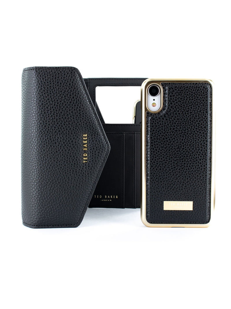 Bag with case image of the Ted Baker Apple iPhone XR phone case in Black