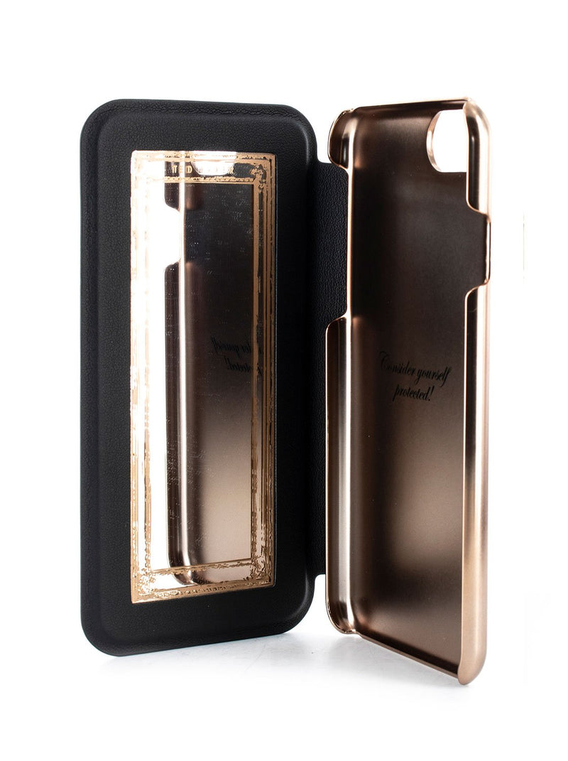 Inside image of the Ted Baker Apple iPhone 8 Plus / 7 Plus phone case in Black