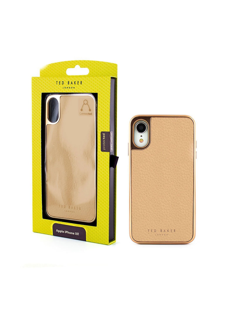 Packaging image of the Ted Baker Apple iPhone XR phone case in Taupe
