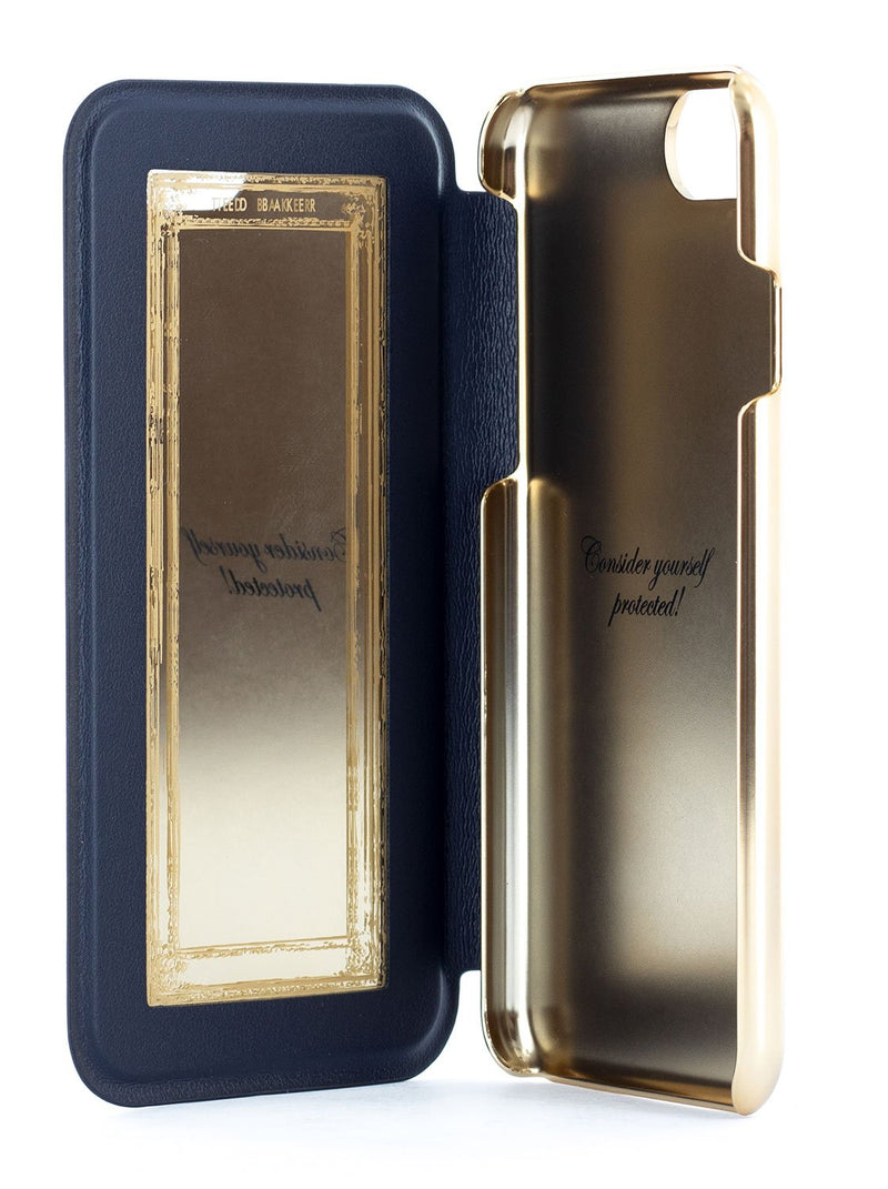 Inside image of the Ted Baker Apple iPhone 8 / 7 / 6S phone case in Blue