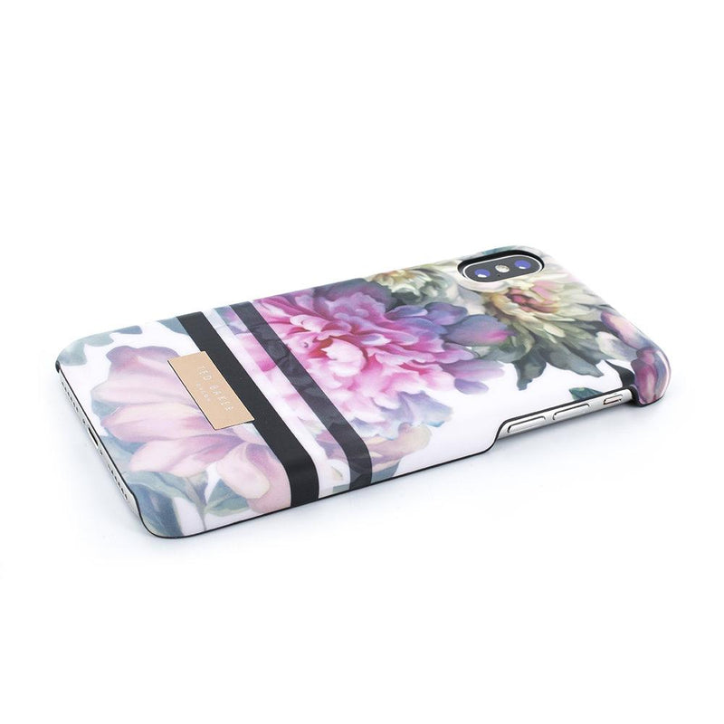 Ted Baker LINORA Soft Feel Hard Shell for iPhone X - Painted Posie