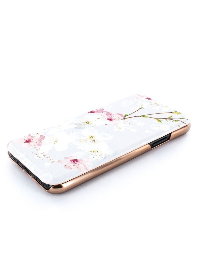 Face up image of the Ted Baker Apple iPhone XS / X phone case in White