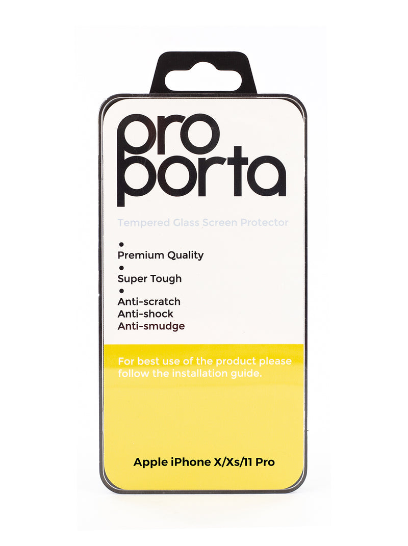 iPhone 11 Pro & iPhone X / XS Tempered Glass Screen Protector