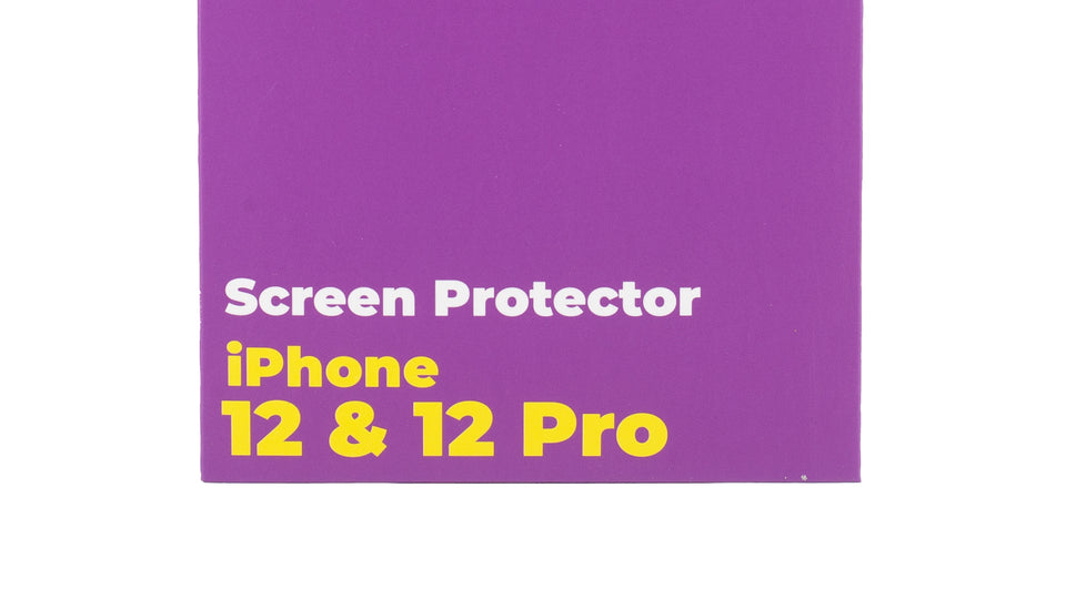 iPhone 12 & iPhone 12 Pro Tempered Glass Screen Protector