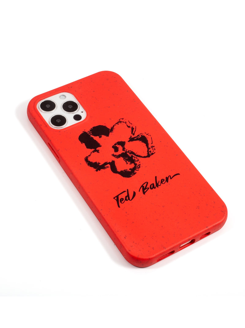 Ted Baker ELLTRO Biodegradable Case for iPhone 12 Pro - Magnolia Red