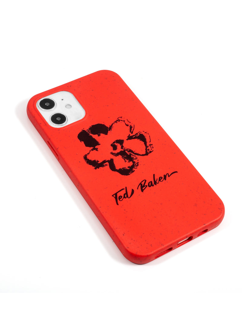 Ted Baker ELLTRO Biodegradable Case for iPhone 12 - Magnolia Red