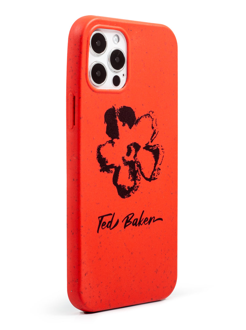 Ted Baker PLLUGG Biodegradable Case for iPhone 13 Pro - Magnolia Red