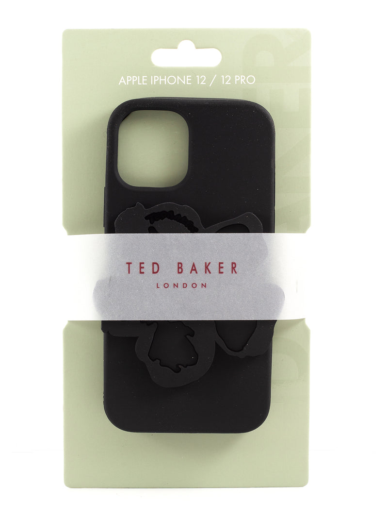 Ted Baker ROSEII Silicone Case for iPhone 12 - Magnolia - Black