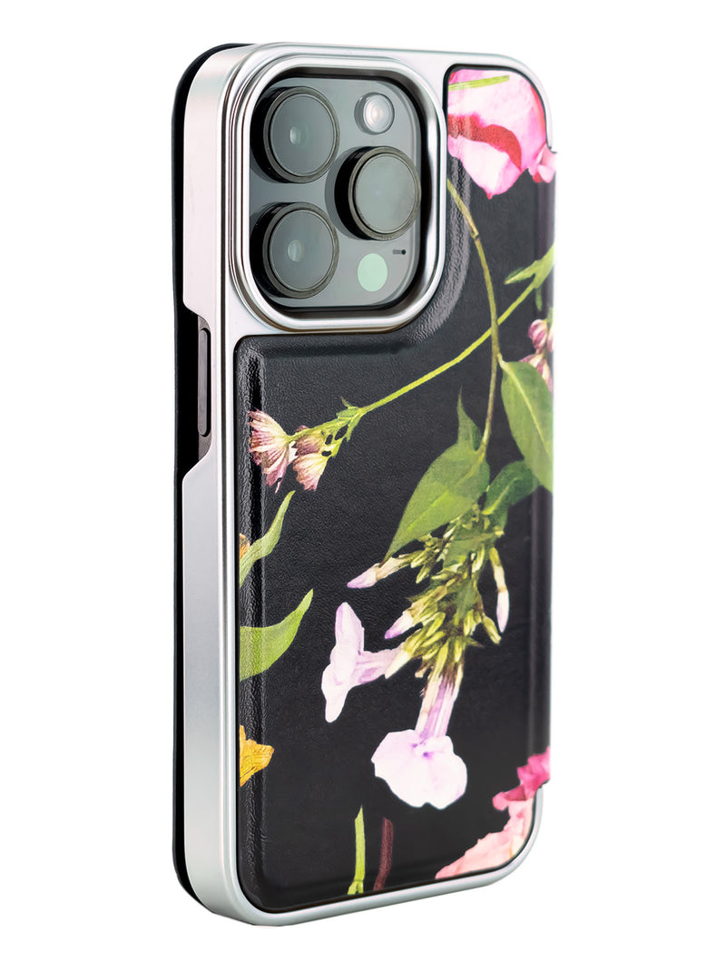 Ted Baker Mirror Case for iPhone 14 Pro - Scattered Bouquet