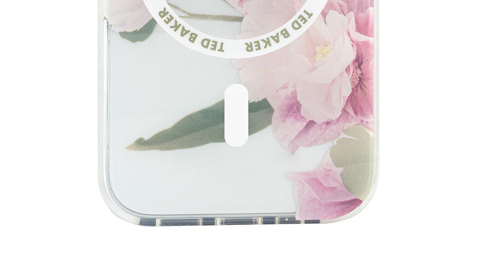 【TED BAKER】クリアフラワー MagSafe対応 iPhoneケース 92849-IP15ProMax-proporta-back