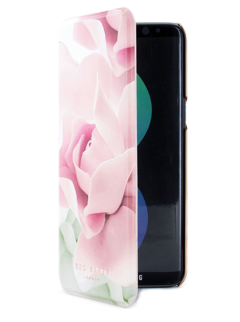 Flip cover image of the Ted Baker Samsung Galaxy S8 phone case in Nude