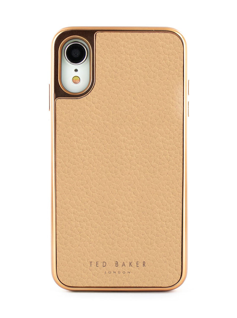 Hero image of the Ted Baker Apple iPhone XR phone case in Taupe