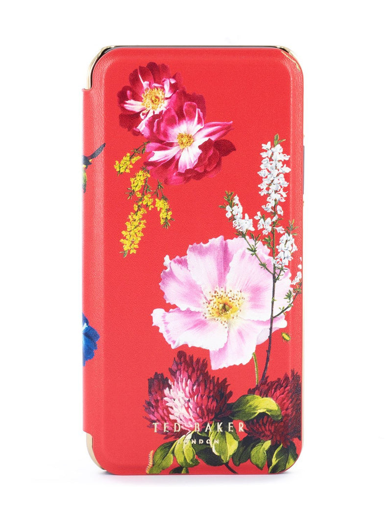 Hero image of the Ted Baker Apple iPhone XS / X phone case in Berry Sundae Red