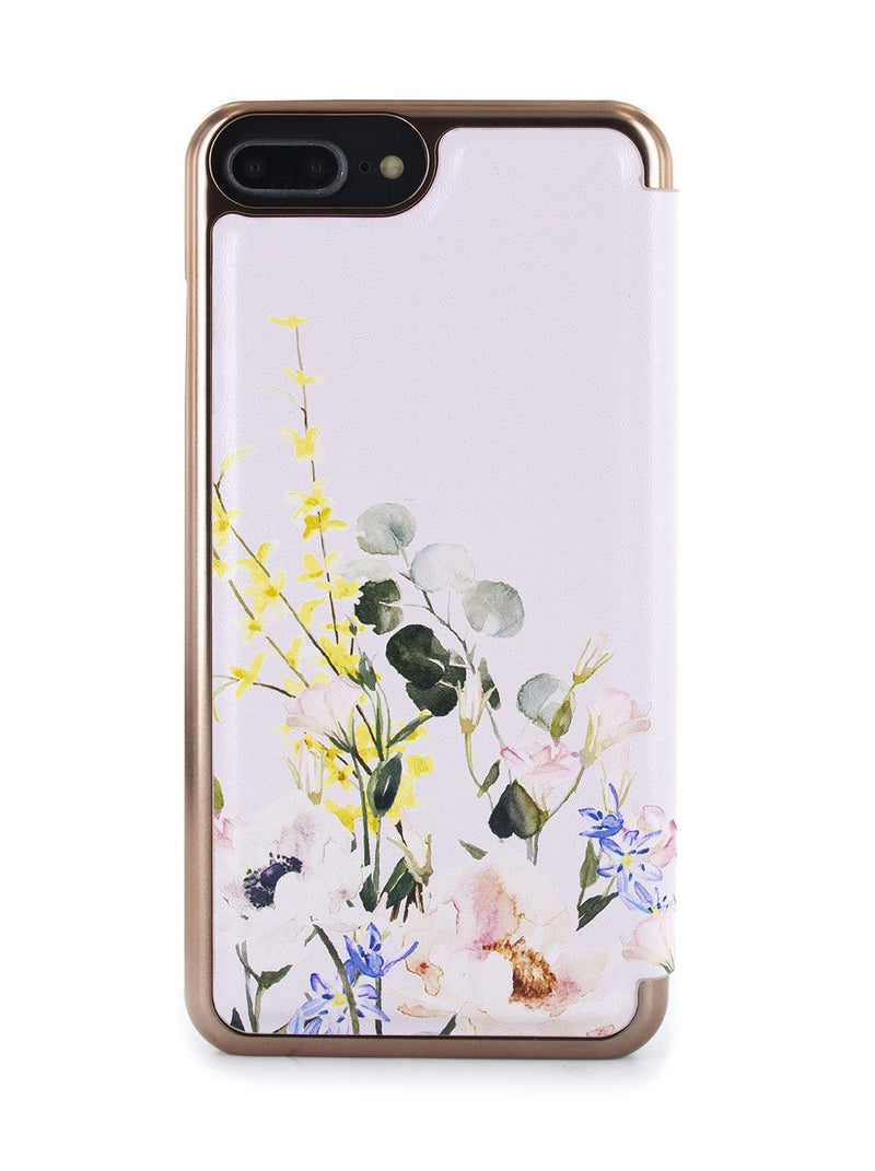 Back image of the Ted Baker Apple iPhone 8 Plus / 7 Plus phone case in Pink