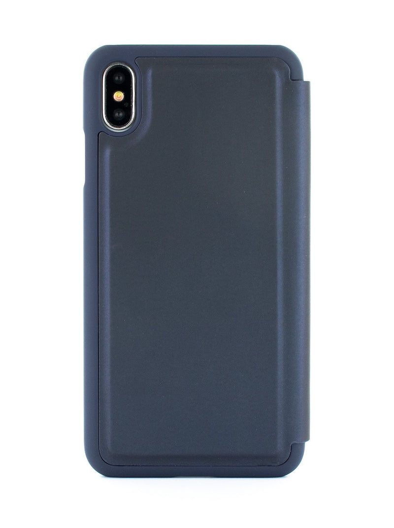 Back image of the Ted Baker Apple iPhone XS Max phone case in Navy Blue