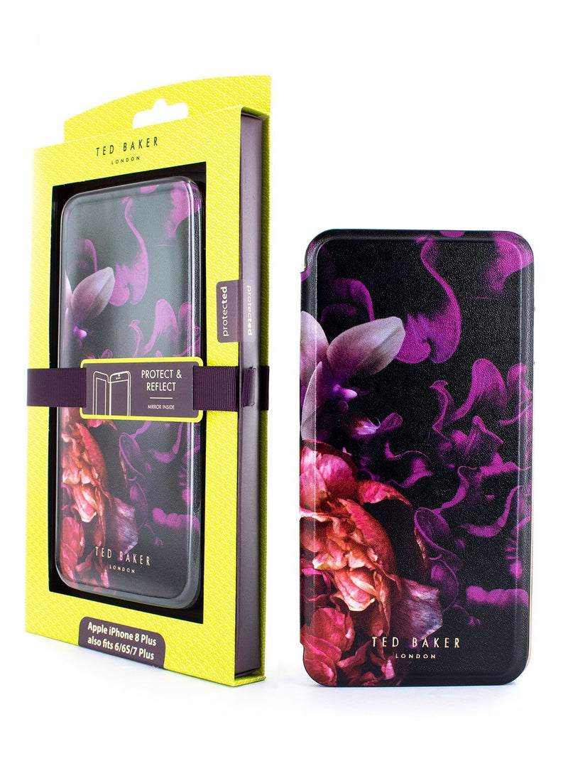 Packaging image of the Ted Baker Apple iPhone 8 Plus / 7 Plus phone case in Black
