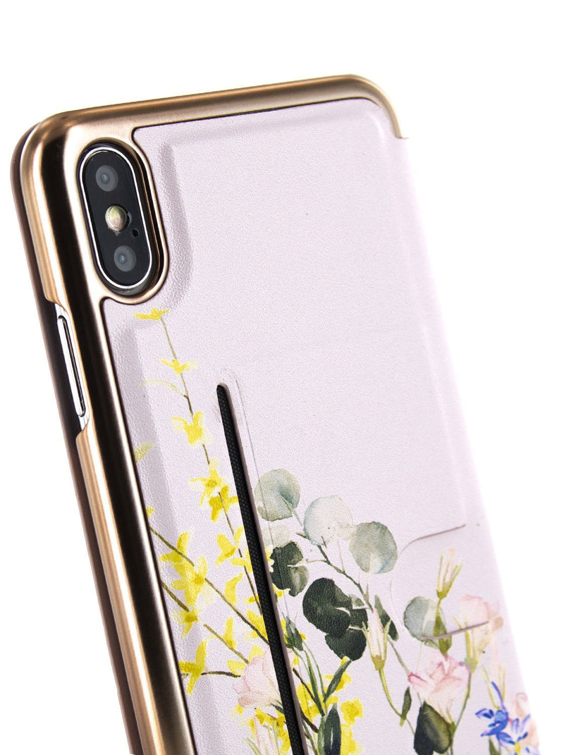 Back image of the Ted Baker Apple iPhone XS Max phone case in Pink