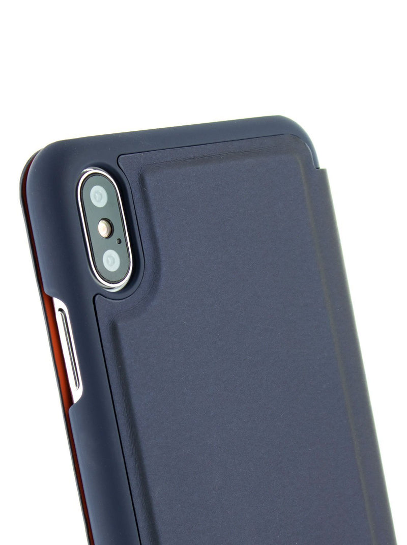 Detail image of the Ted Baker Apple iPhone XS Max phone case in Navy Blue