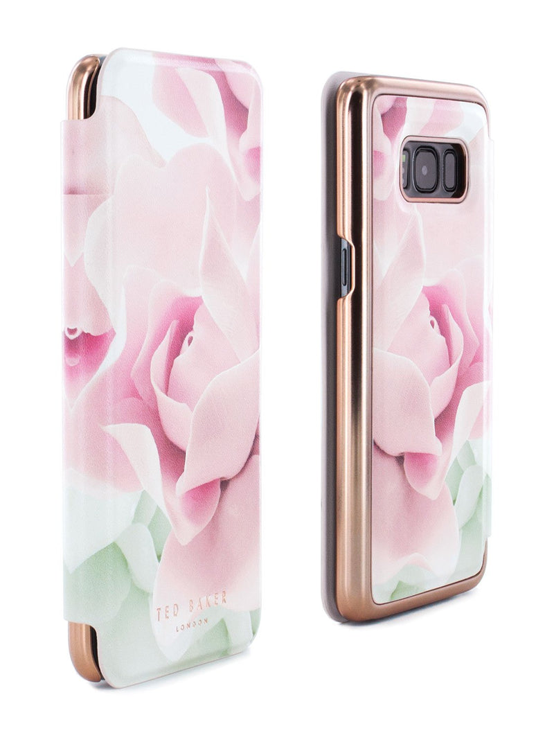 Front and back image of the Ted Baker Samsung Galaxy S8 phone case in Nude