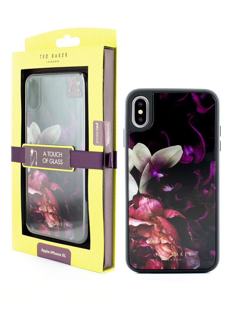 Packaging image of the Ted Baker Apple iPhone XS Max phone case in Black