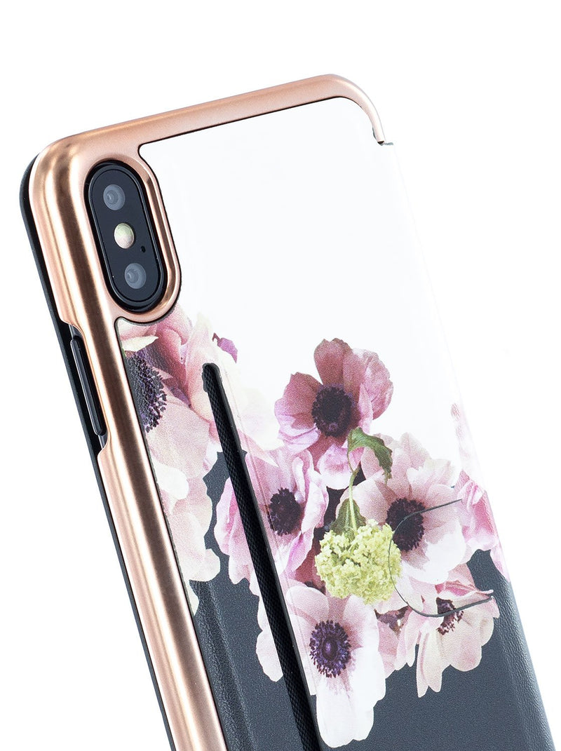 Detail image of the Ted Baker Apple iPhone XS / X phone case in White
