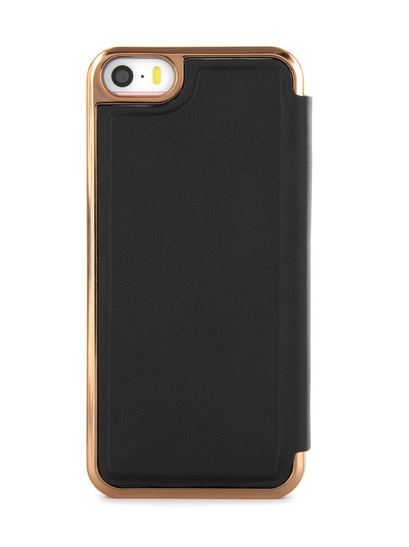 Back image of the Ted Baker Apple iPhone SE / 5 phone case in Black