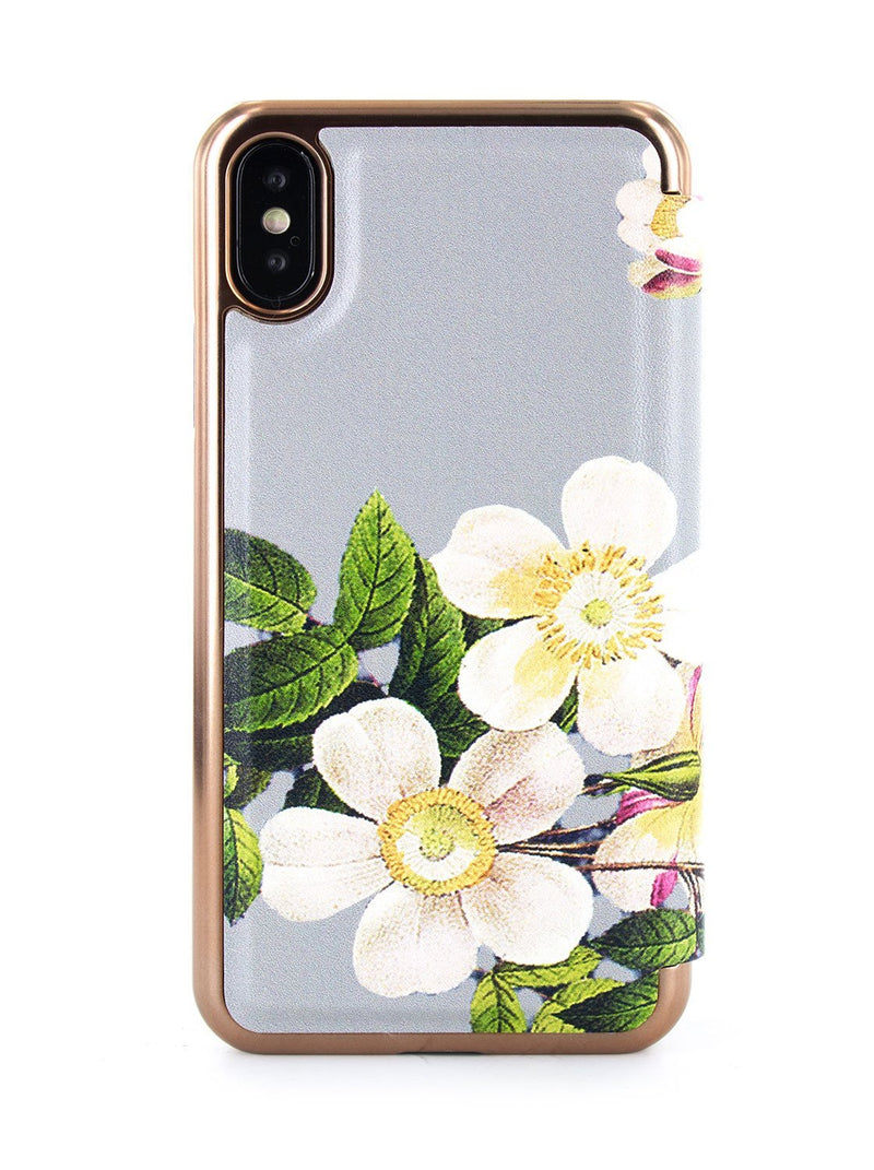 Back image of the Ted Baker Apple iPhone XS / X phone case in Grey
