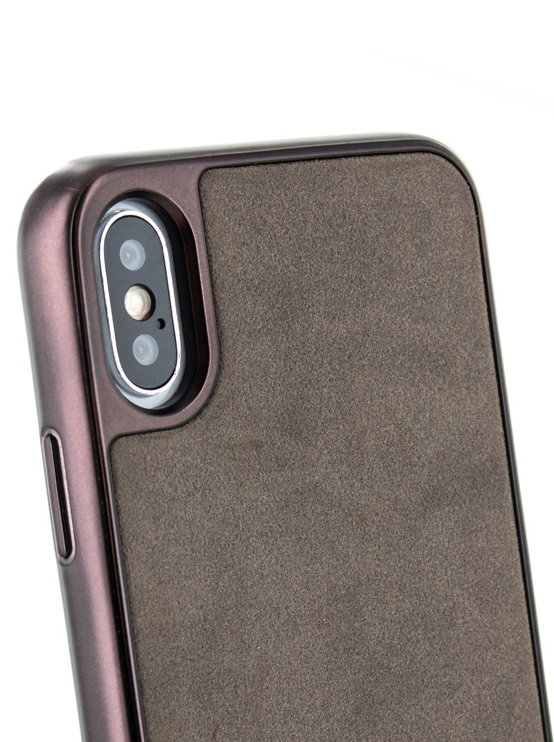 Detail image of the Ted Baker Apple iPhone XS Max phone case in Grey