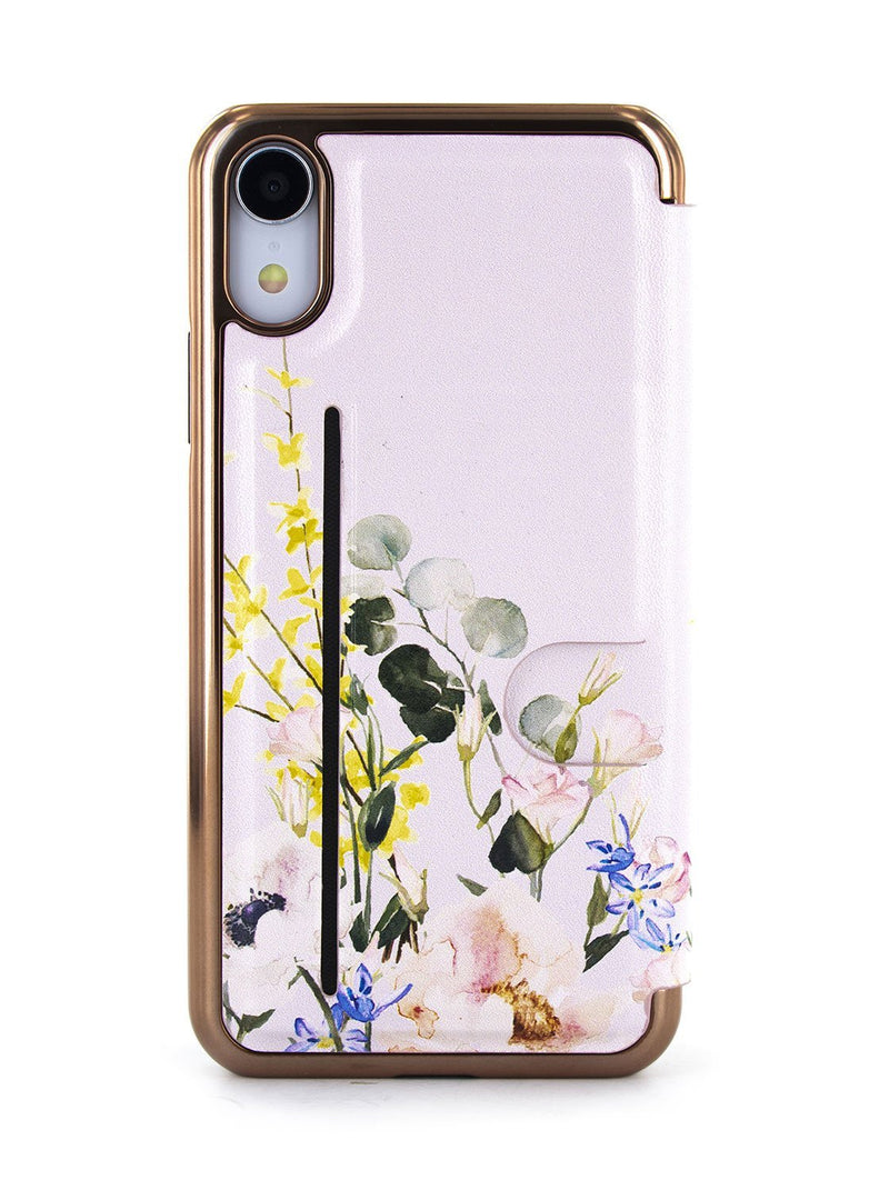 Back image of the Ted Baker Apple iPhone XR phone case in Pink