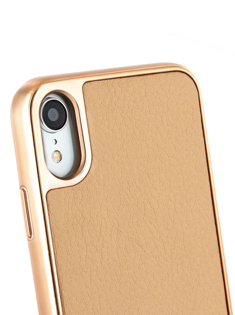 Detail image of the Ted Baker Apple iPhone XR phone case in Taupe
