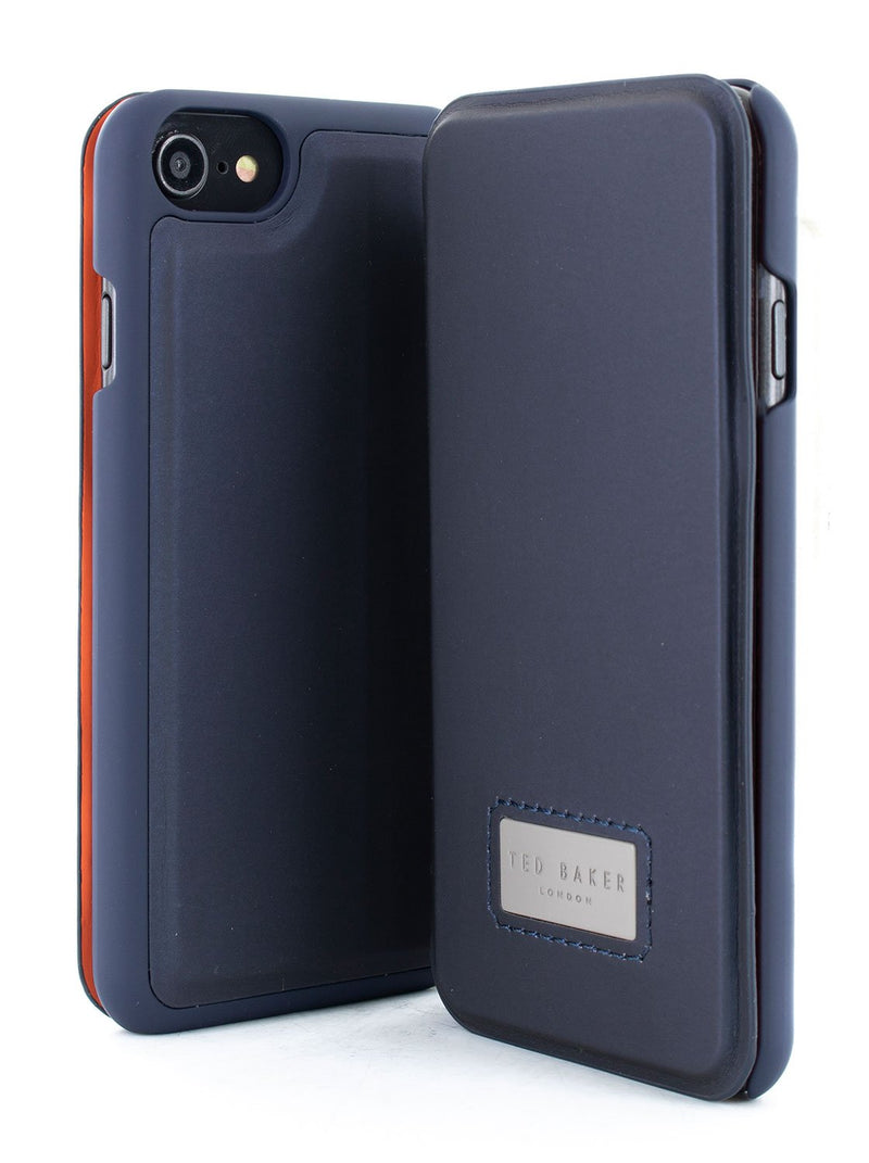 Ted Baker TETTRA Card Slot Folio Case for iPhone SE (2020) / 8 / 7 / 6 - Navy