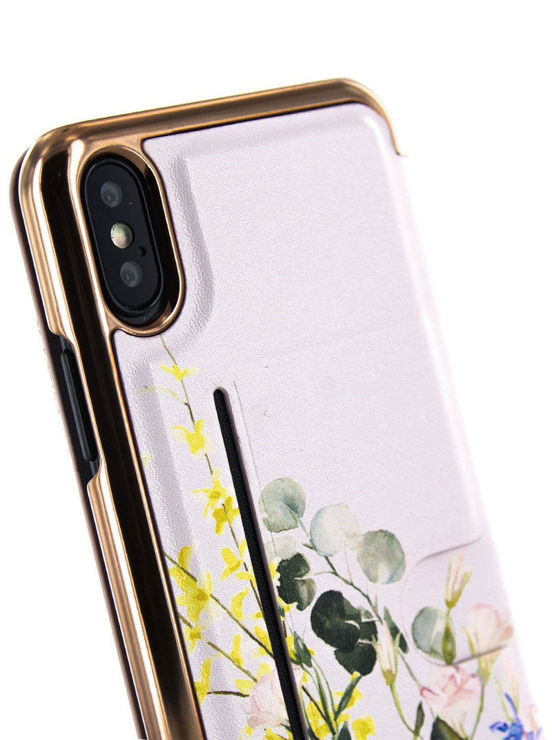Back image of the Ted Baker Apple iPhone XS / X phone case in Pink
