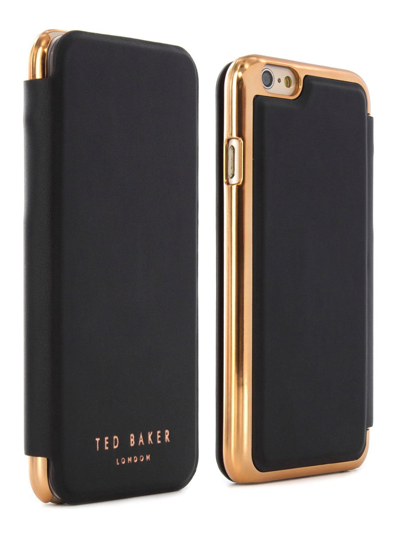 Front and back image of the Ted Baker Apple iPhone 6S / 6 phone case in Black