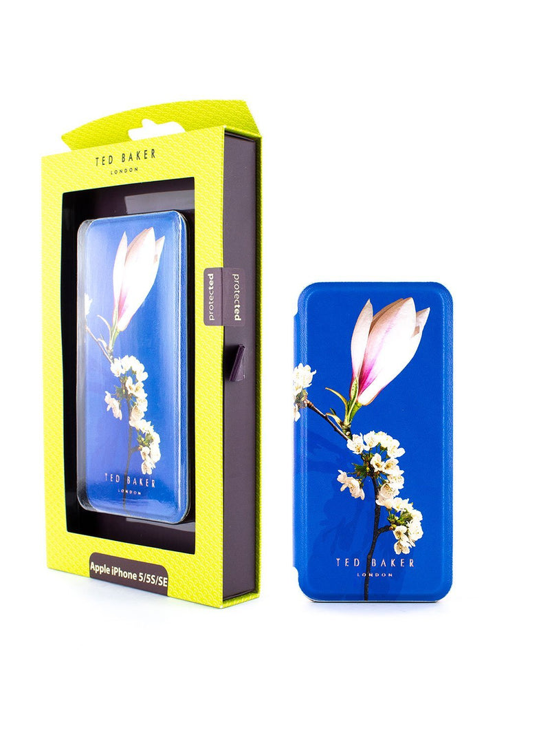 Packaging image of the Ted Baker Apple iPhone SE / 5 phone case in Blue