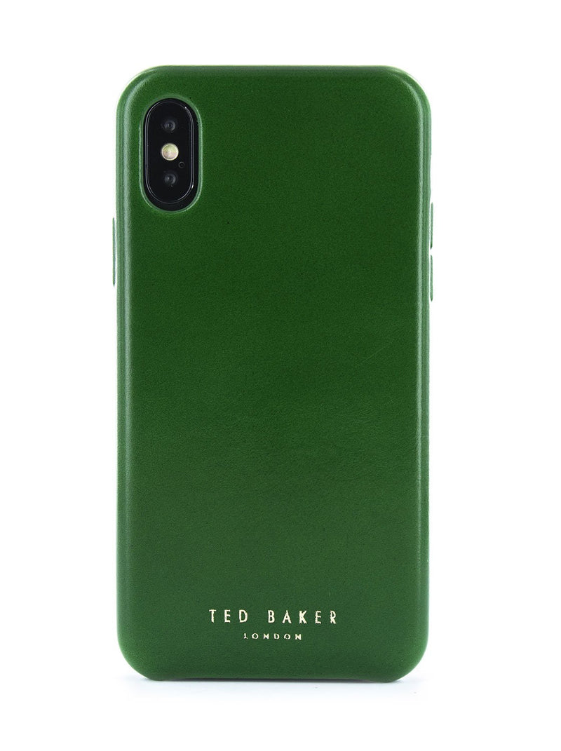 Hero image of the Ted Baker Apple iPhone XS / X phone case in Dark Green