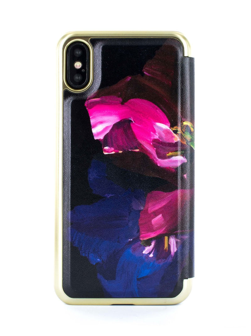 Back image of the Ted Baker Apple iPhone XS / X phone case in Purple