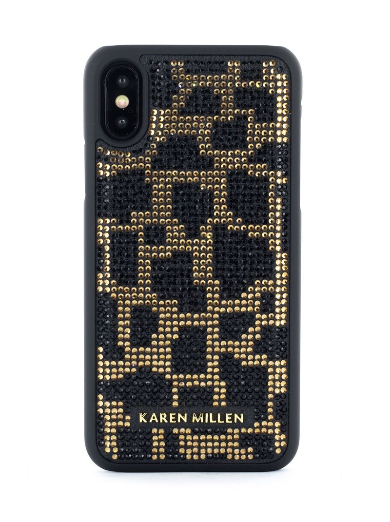 Hero image of the Karen Millen Apple iPhone XS / X phone case in Black