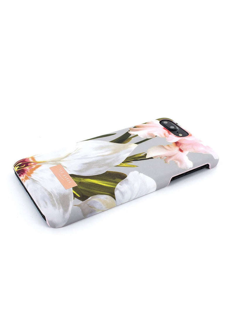 Face down image of the Ted Baker Apple iPhone 8 Plus / 7 Plus phone case in Mid Grey