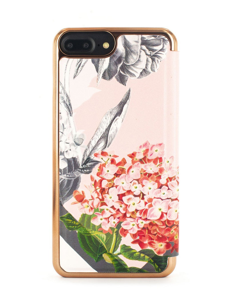 Back image of the Ted Baker Apple iPhone 8 Plus / 7 Plus phone case in Nude