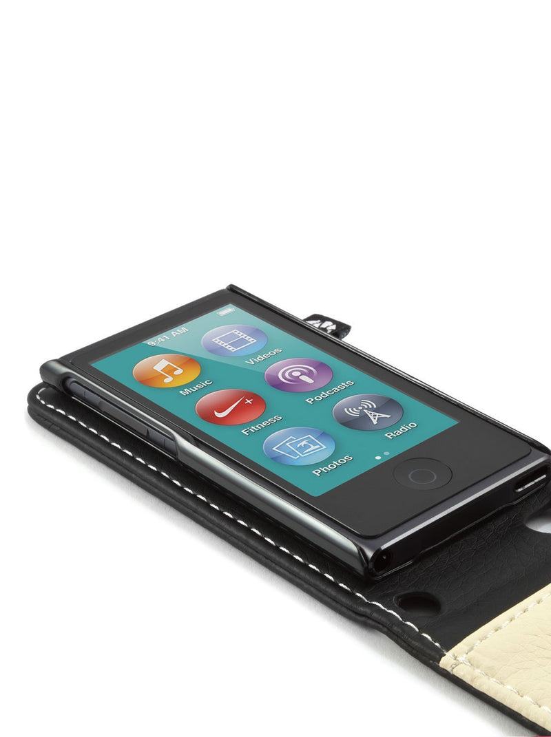 On Desk image of the Proporta Apple iPod Nano 7G phone case in Black