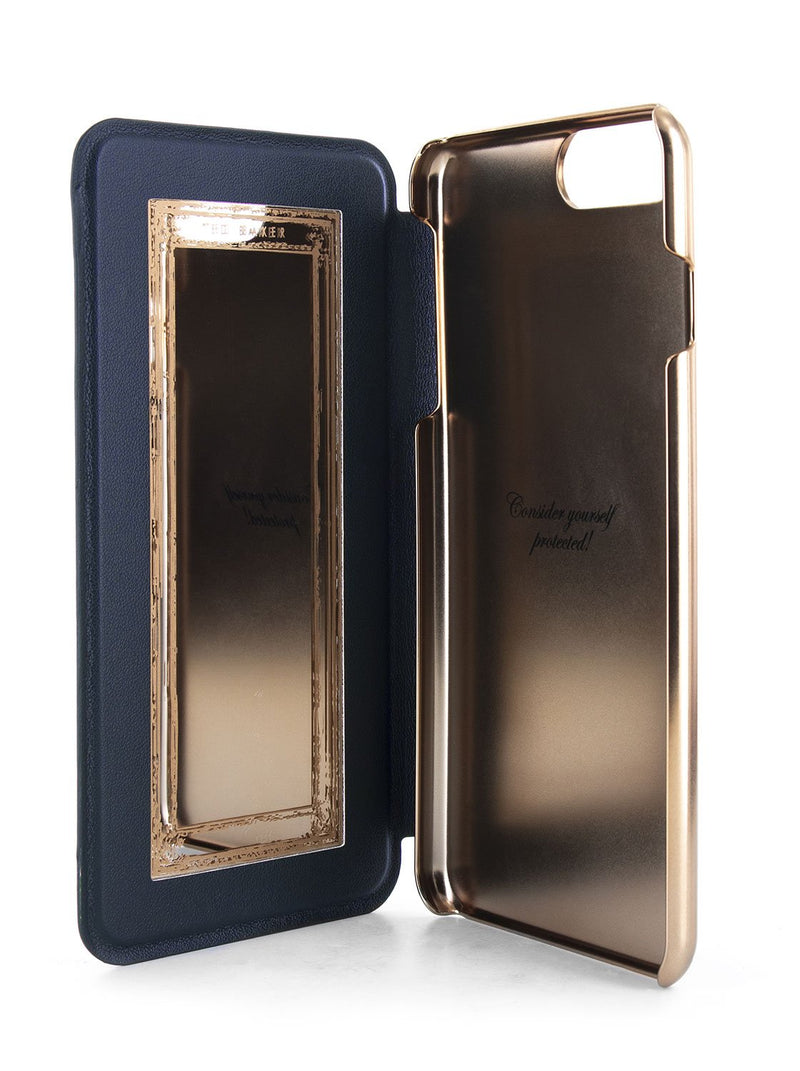 Inside image of the Ted Baker Apple iPhone 8 Plus / 7 Plus phone case in Houdini Green style
